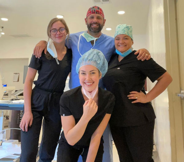 Group photo of some Contour Body staff.