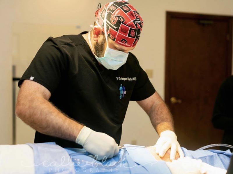 Dr. Shadid performs BodyTite procedure at Contour Oklahoma.